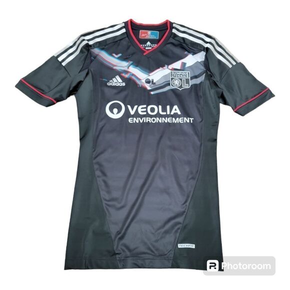 Adidas Lyon 12/13 Techfit Player Issue Jersey Black 3D – Size M – Rare Kit